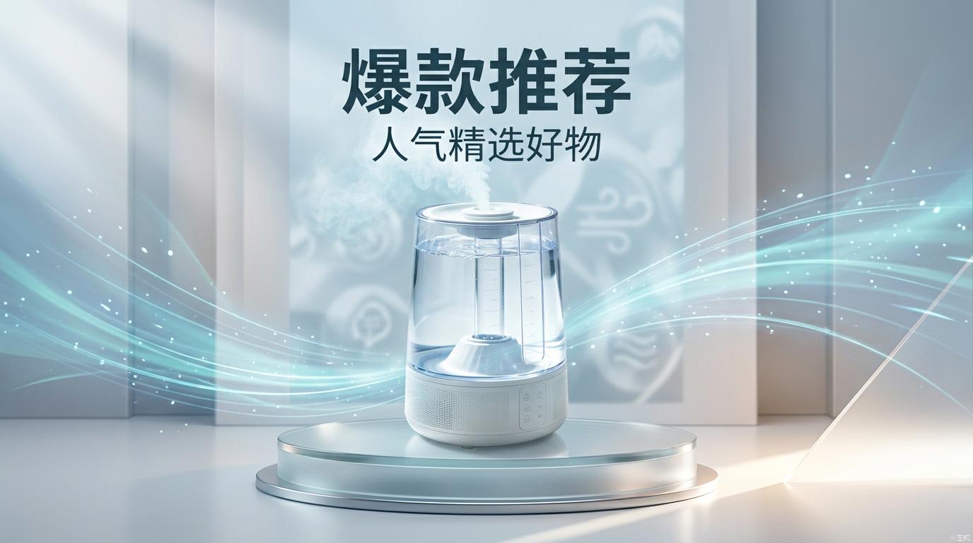 小型桌面加湿器静音卧室宿舍办公室大雾量便携 USB 空气加湿补水家用迷你加湿器